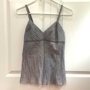 XS Gap gray dressy tank top